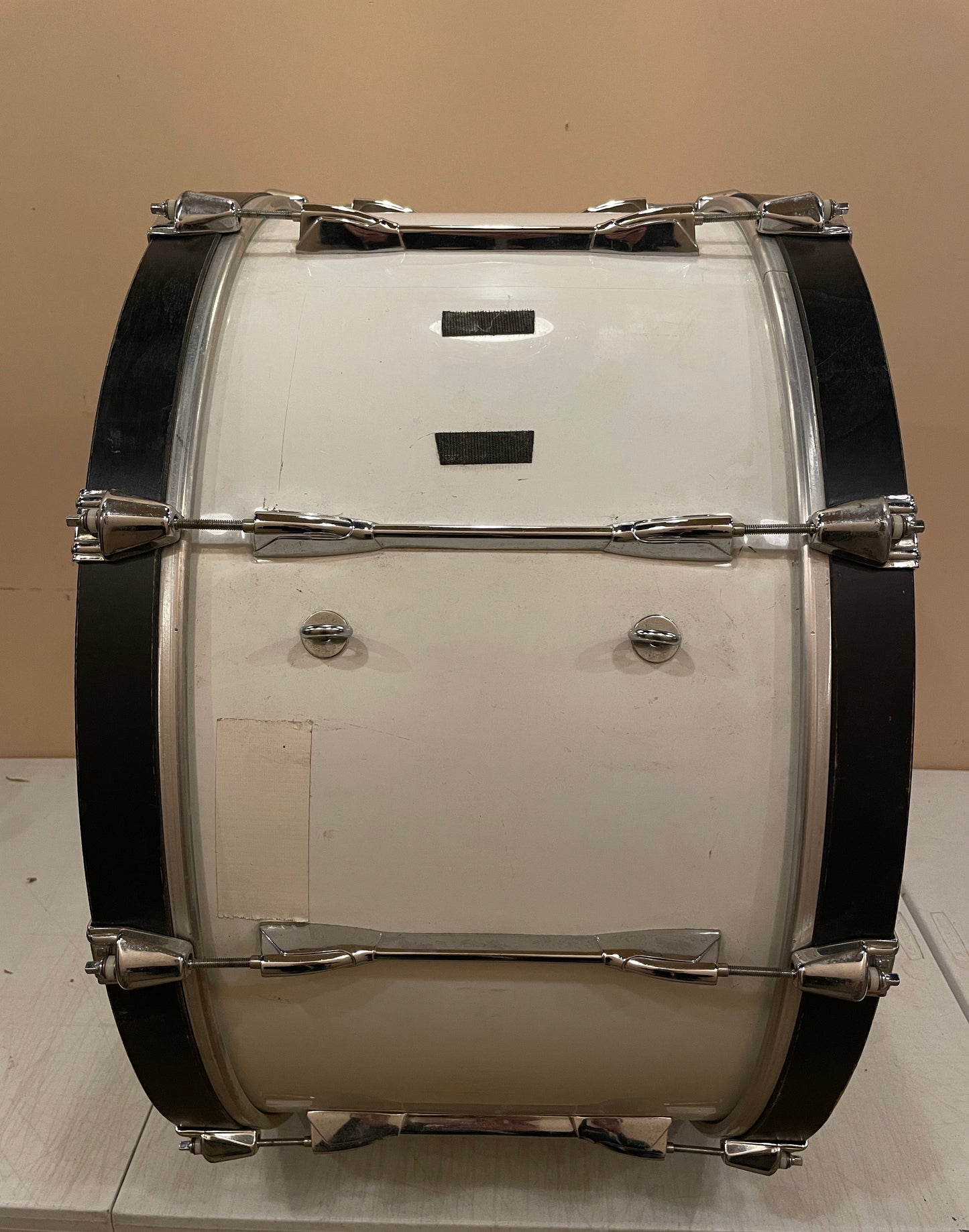 Yamaha 14x28 Power-Lite Marching Bass Drum White - MIJ