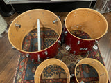 1970s Rogers "Big R" Londoner Five Drum Set California Wine 22/12/13/16