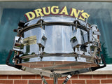 1960s Fibes Buddy Rich Played 5x14 Prototype Snare Drum Chrome Over Fiberglass