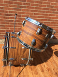Early 1970s Rogers Celebrity Swivomatic Drum Set Koa 22/13/16