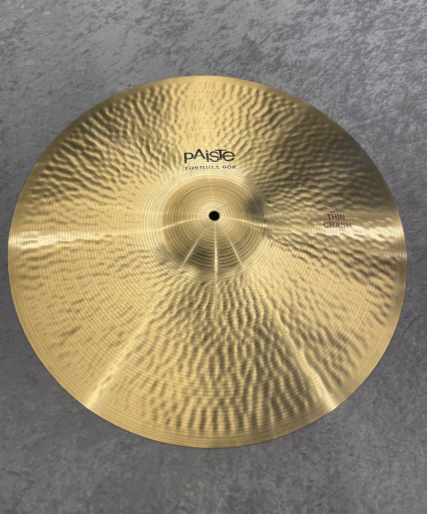 20" Paiste Formula 602 Thin Crash Cymbal 1893g