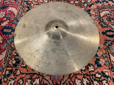 14" Zildjian A 1940s-50s Trans Stamp Hi-Hat Single Cymbal 667g #735 *Video Demo*