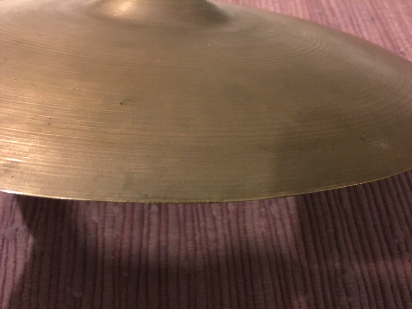 15" Zilco by Zildjian Hi-Hat Single / Crash Cymbal 1930s/50s 752g #665