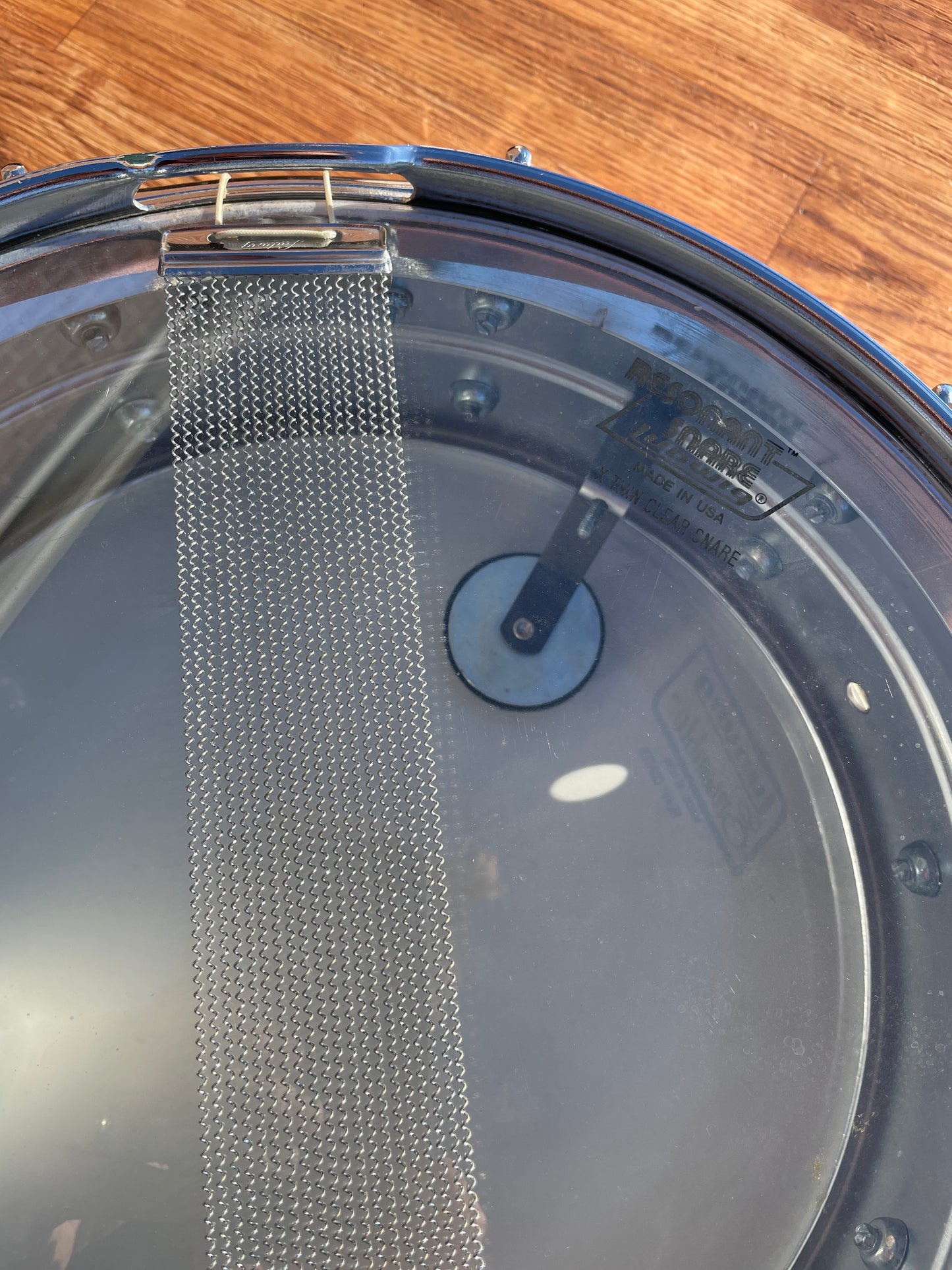Mid-1980s Ludwig 5x14 LM400 Supraphonic Snare Drum Early Monroe