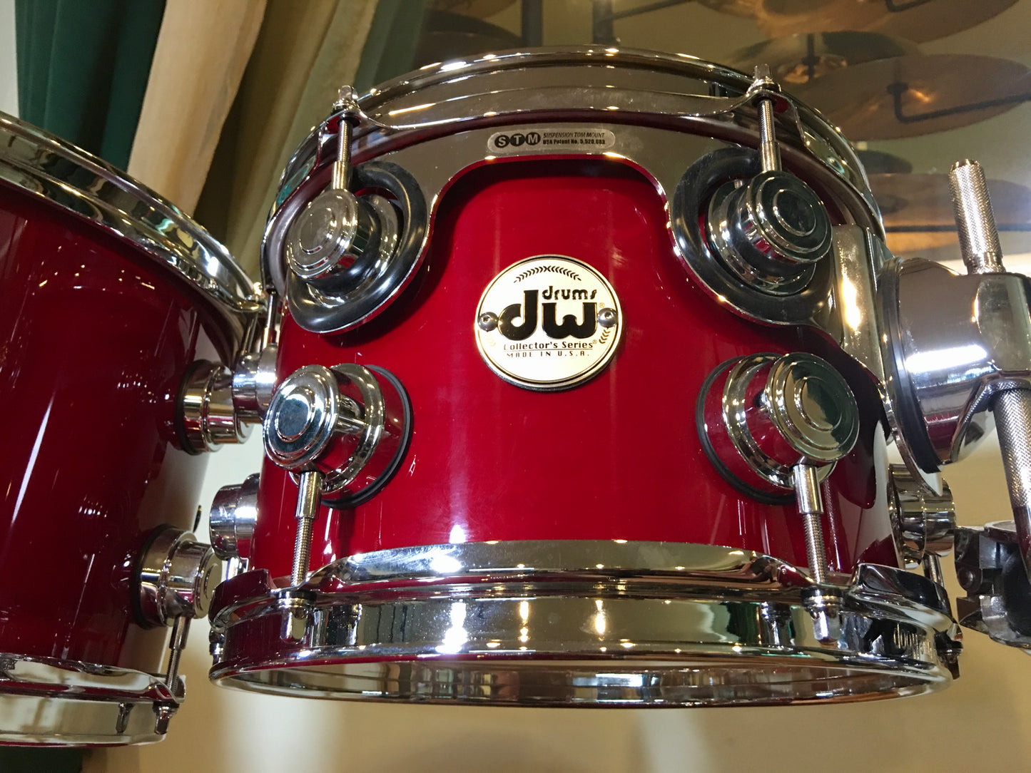 DW Collector's Series Maple Standard 4pc Drum Set Matador Red Lacquer 20/10/12/14