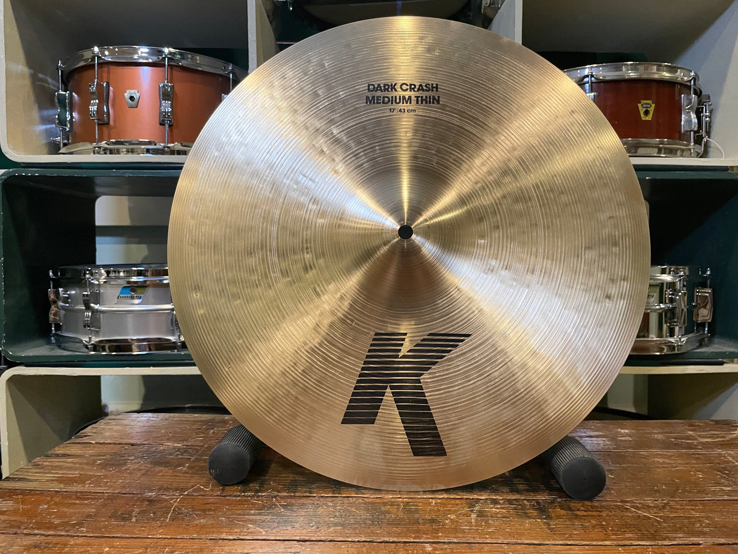 17" Zildjian K Dark Crash Medium Thin Cymbal 1326g