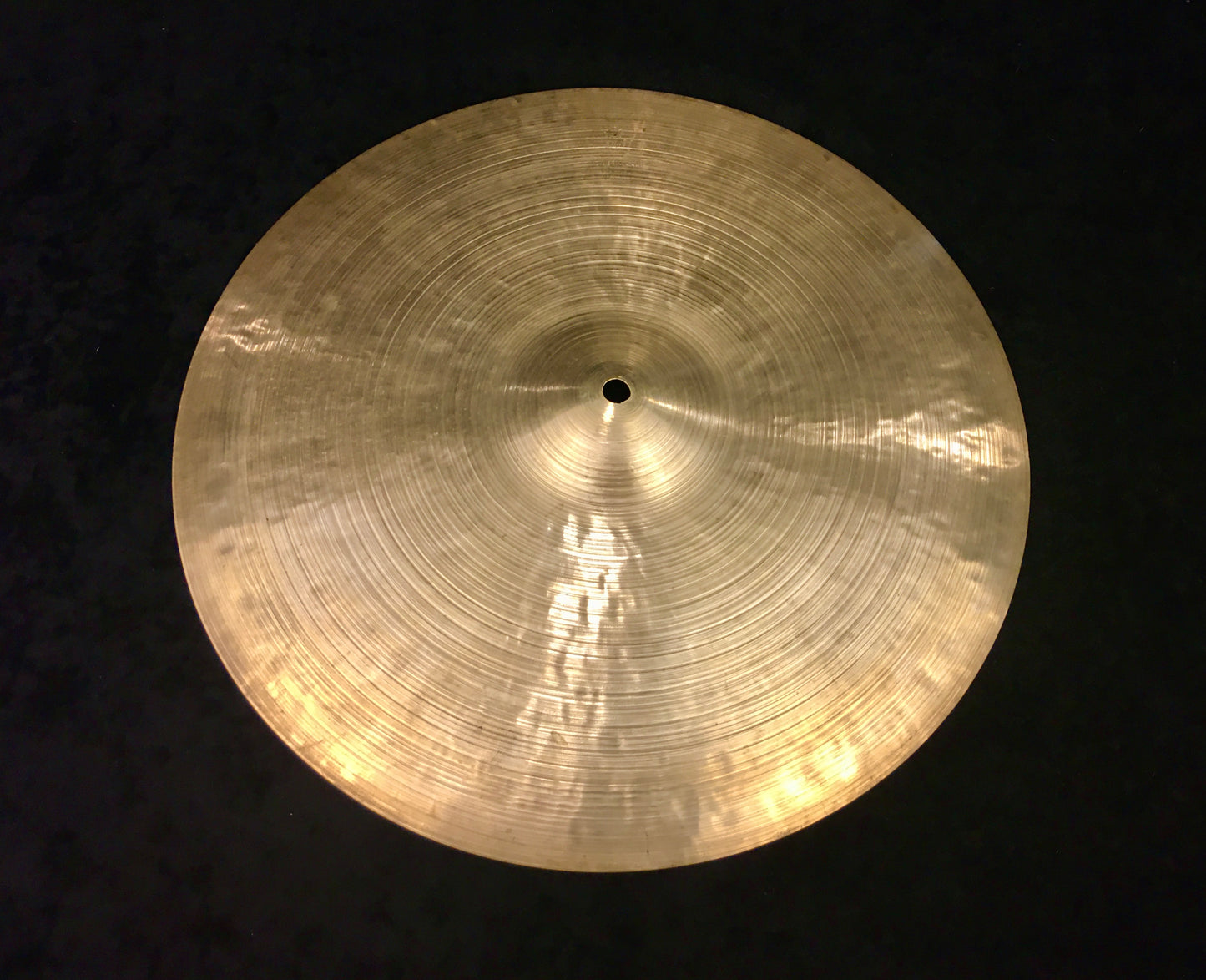 15" 1960s K Zildjian Istanbul New Stamp Hi-Hat / Crash Cymbal 878g #631