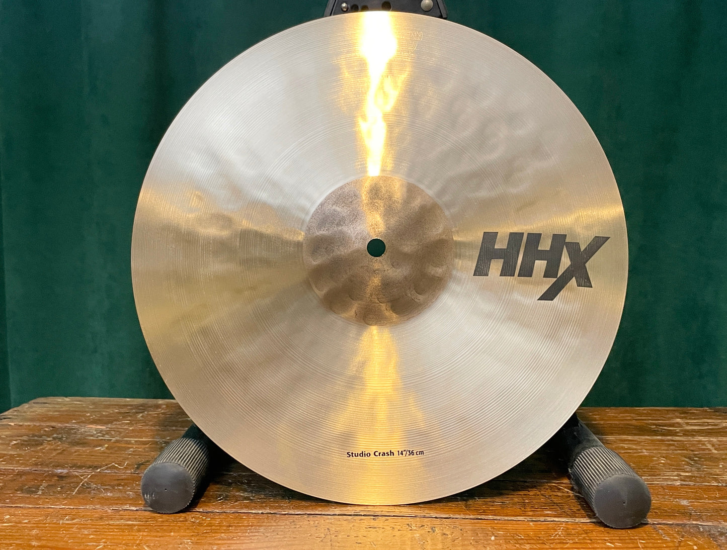 N.O.S. 14" Sabian Hand Hammered HHX Studio Crash Cymbal 806g