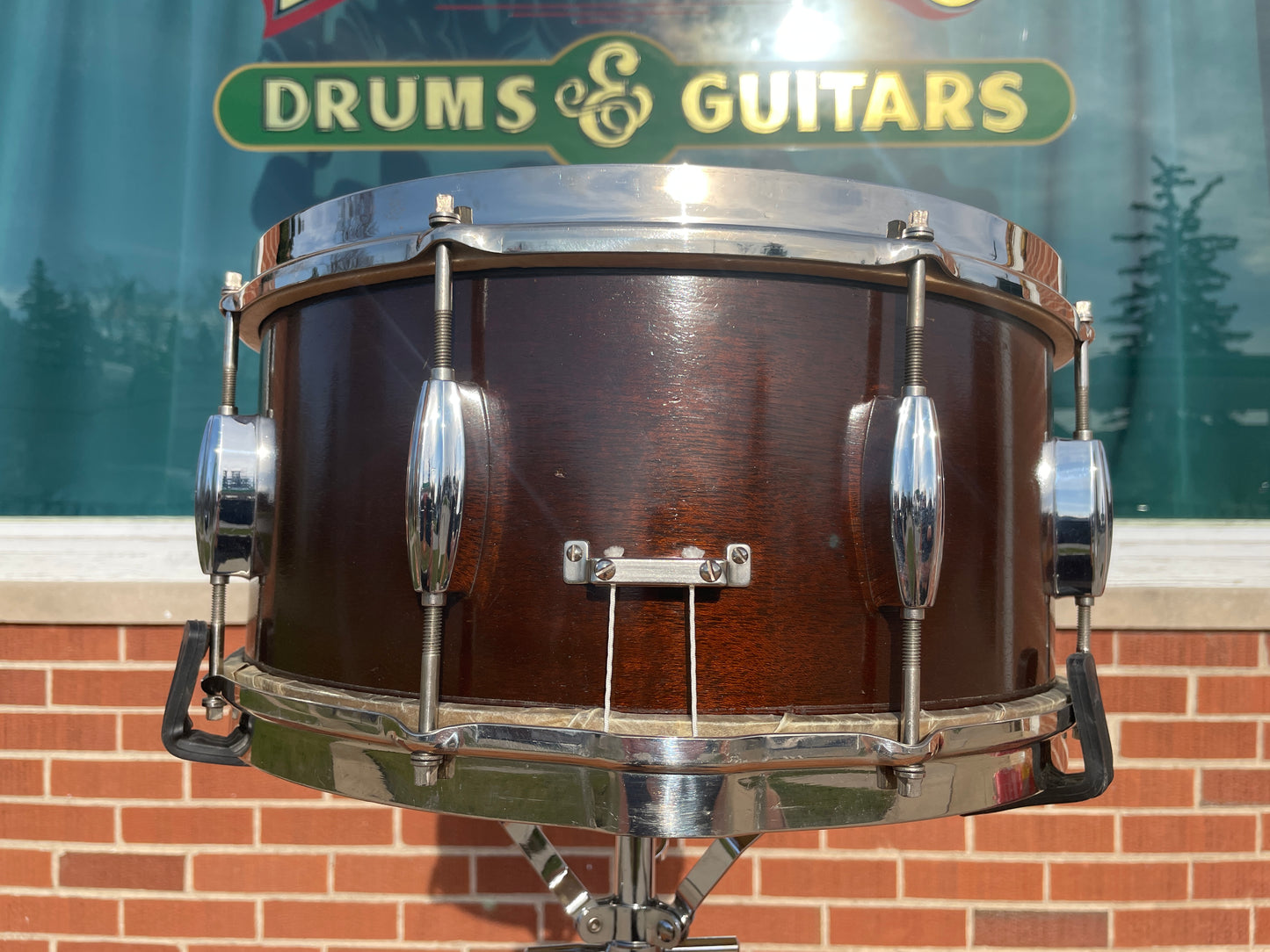 1930s-1940s Slingerland 6.5x14 Radio King Snare Drum 3-Ply