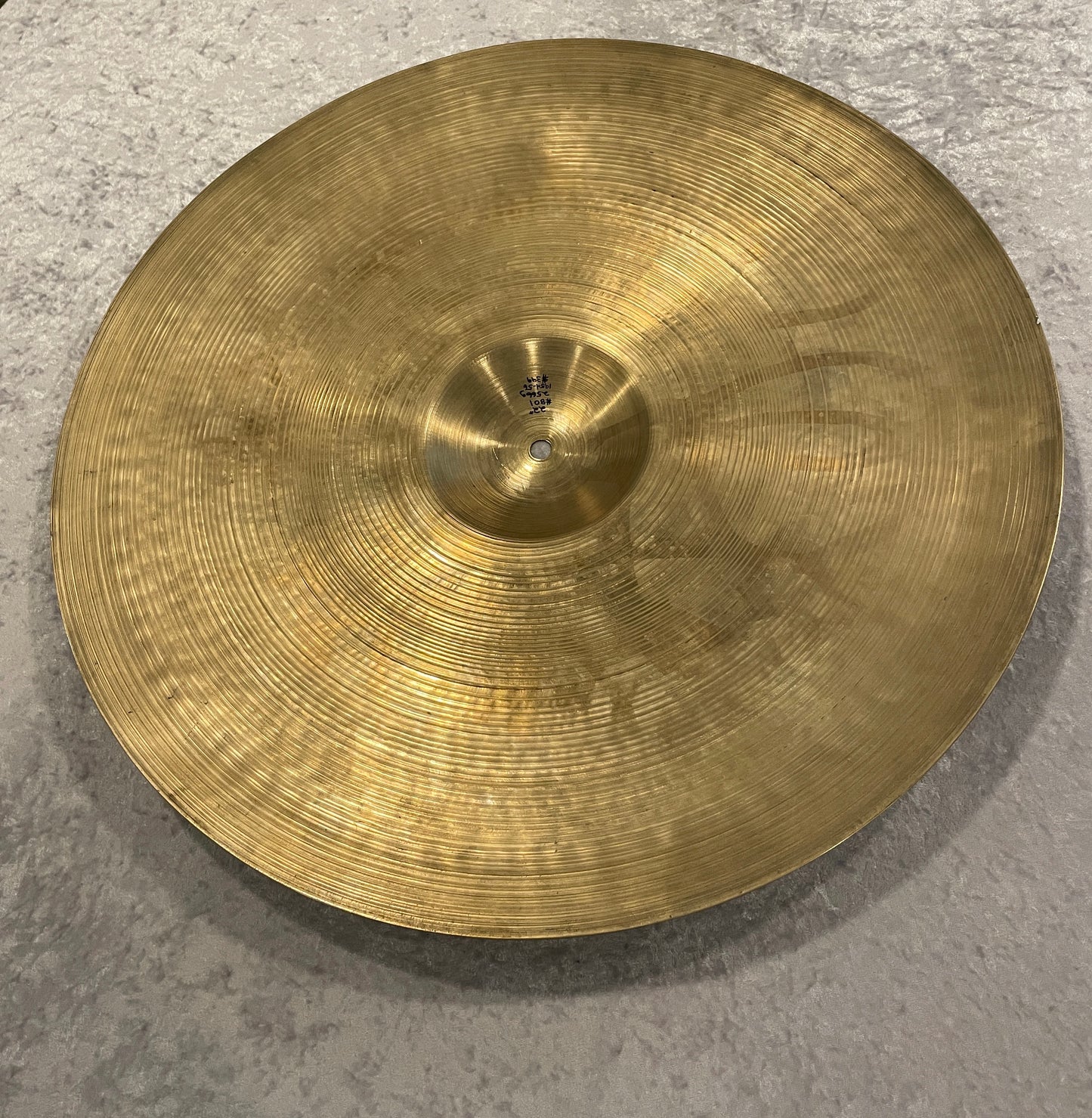 22" Zildjian A 1954-56 Large Block Stamp Ride Cymbal 2566g #801 *Video Demo*