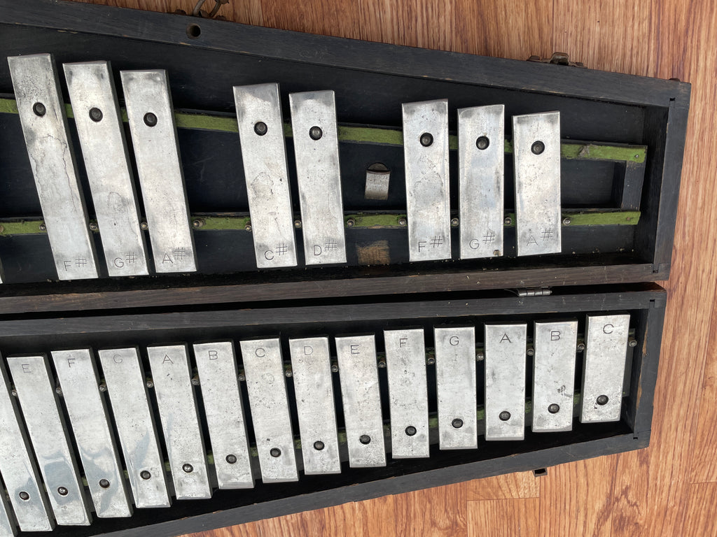 Early 1900s Vintage Deagan Orchestral Bell Set Glockenspiel Drugan's