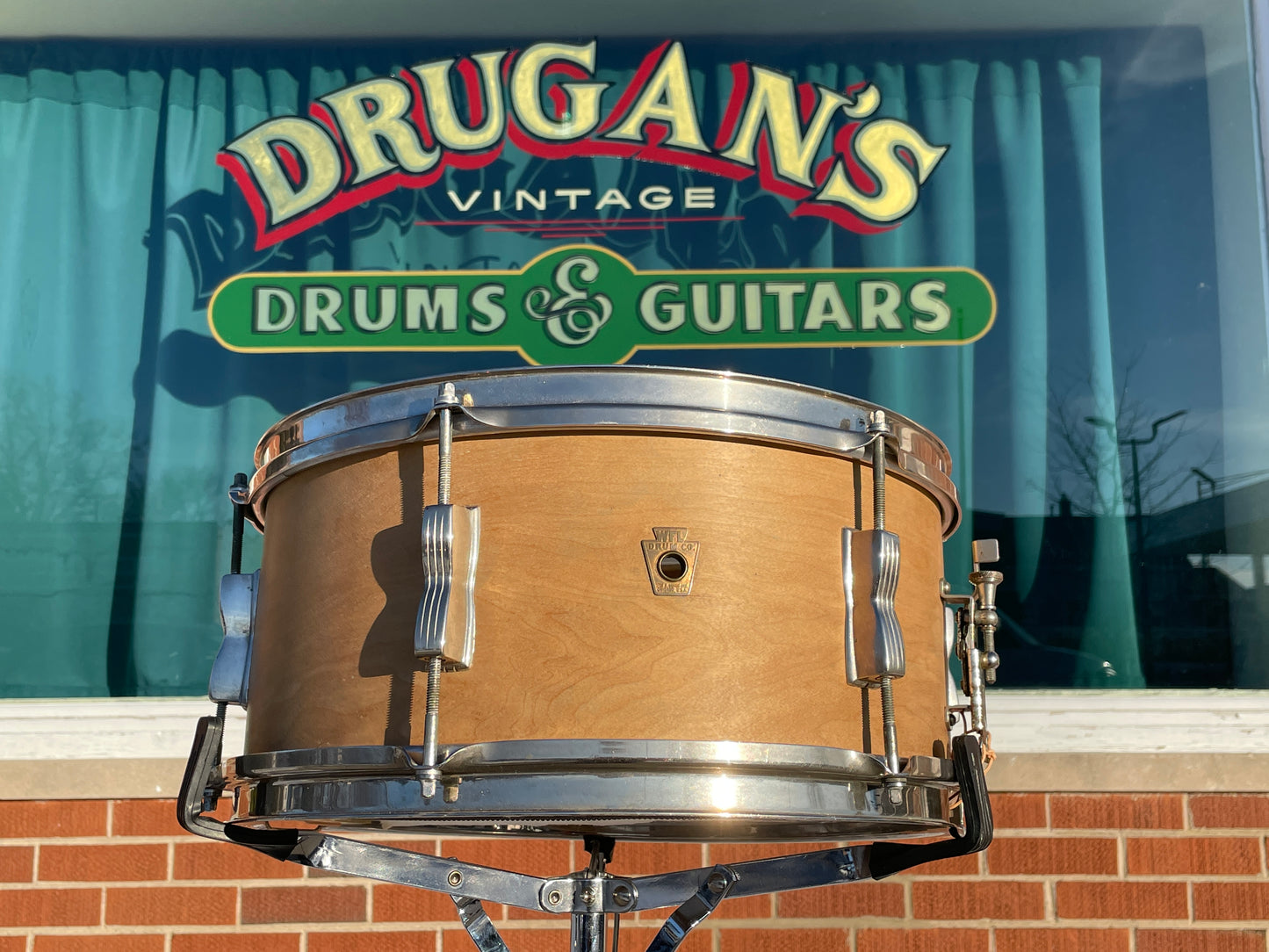 1949-56 WFL No. 490 6.5x14 Supreme Concert Snare Drum