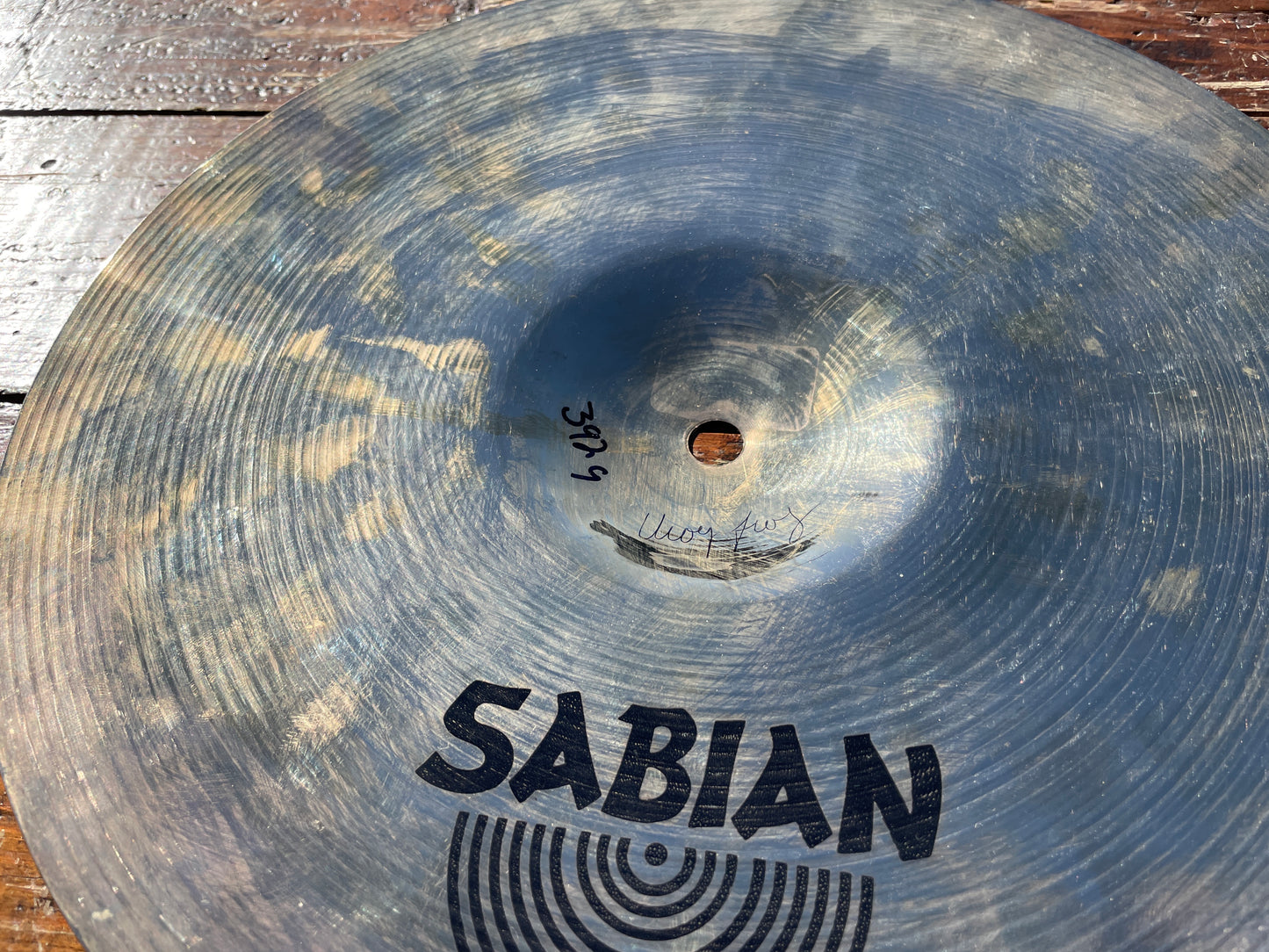 12" Sabian Hand Hammered HH Splash Cymbal Brilliant 392g