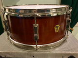 1959 Ludwig Pioneer Transition Badge 6.5X14 Mahogany Snare Drum