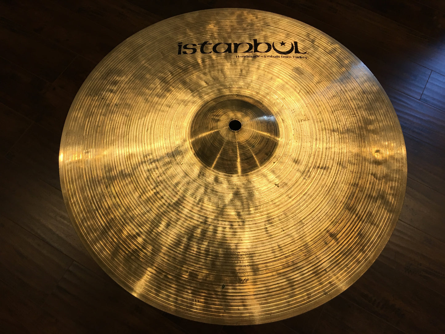 15" Istanbul Pre Split Turkish Crash Cymbal 830g