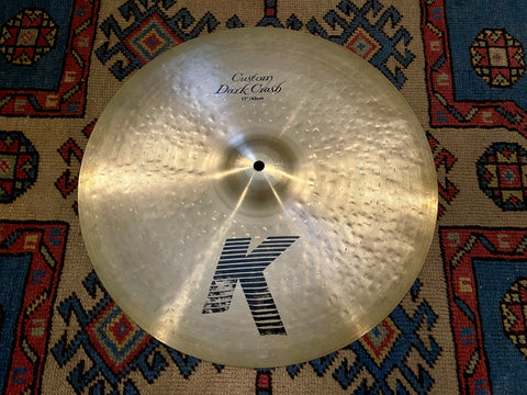 17" Zildjian K Custom Dark Crash Cymbal 1182g K0952