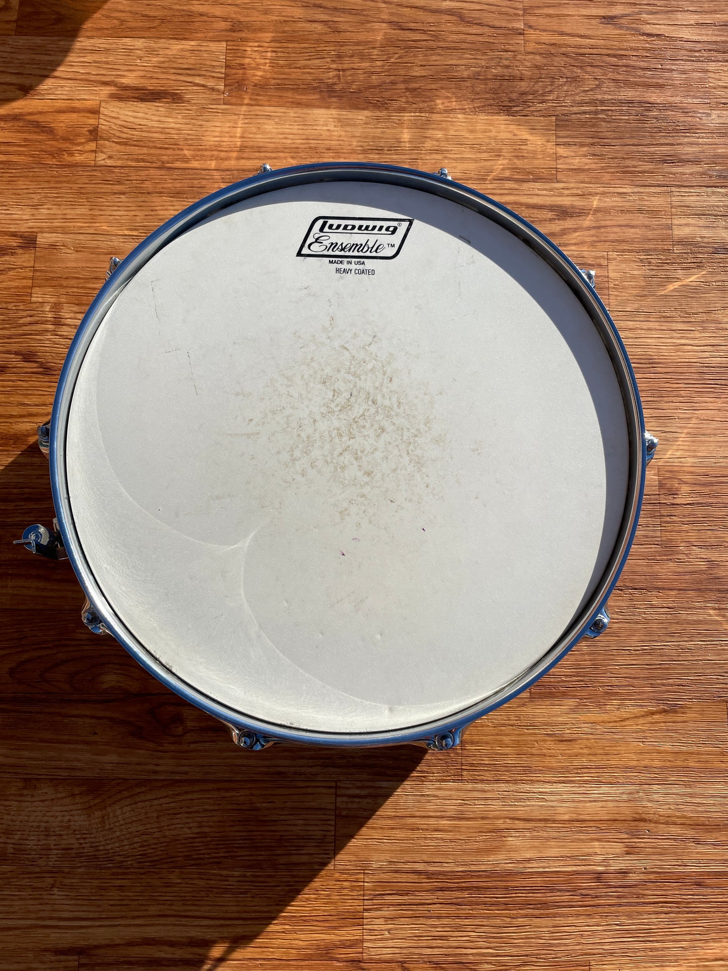 Mid-1980s Ludwig 5x14 LM400 Supraphonic Snare Drum Early Monroe