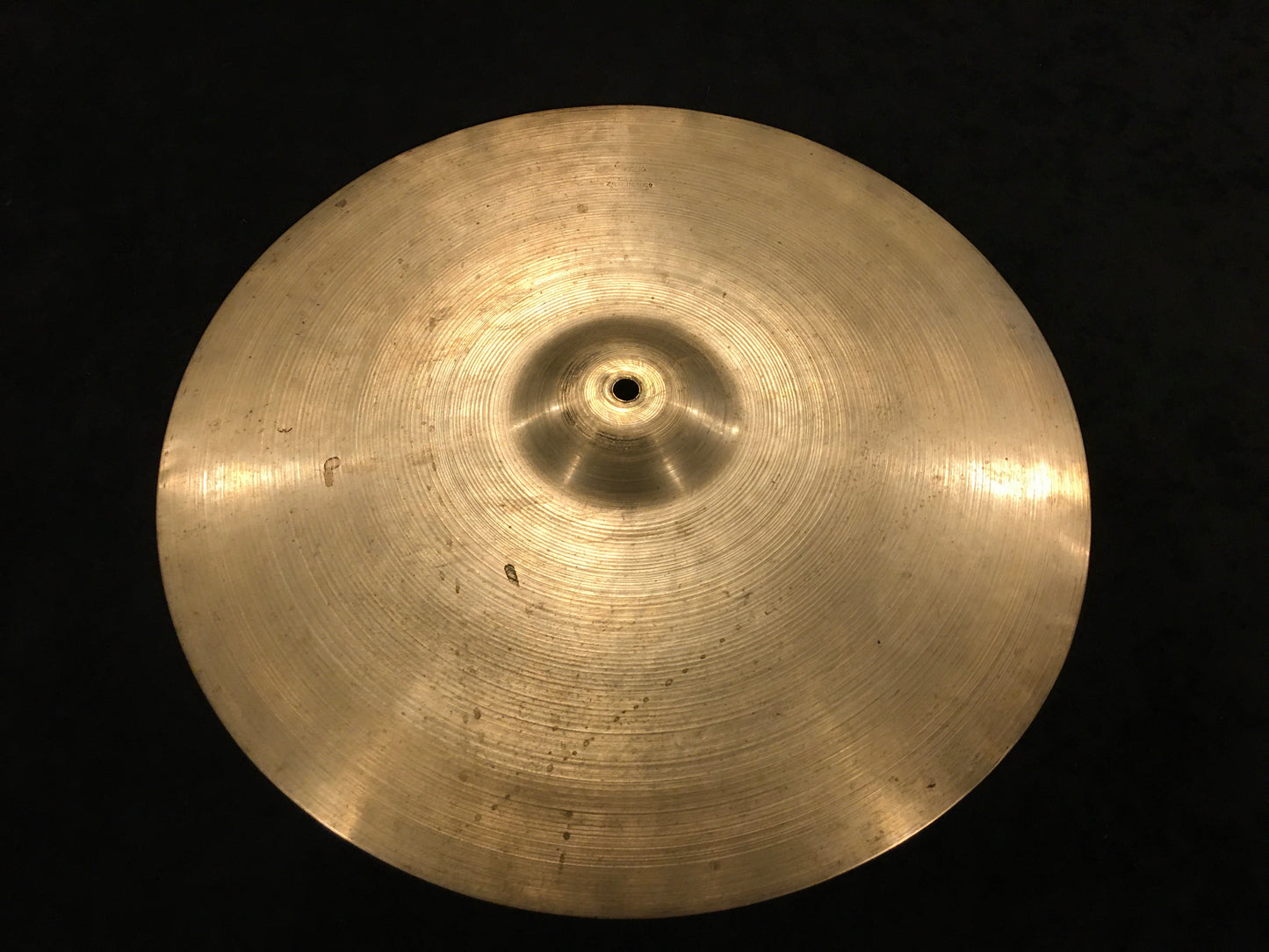 16" Zildjian A 1947-53 Trans Stamp Crash or Hi-Hat Cymbal 1014g #630