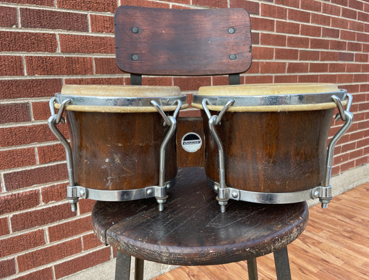 1980s Ludwig No. L-4012 7" & 8" Hand Bongos