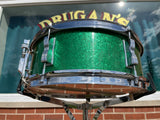 1969 Ludwig 5x14 Pioneer Snare Drum Green Sparkle