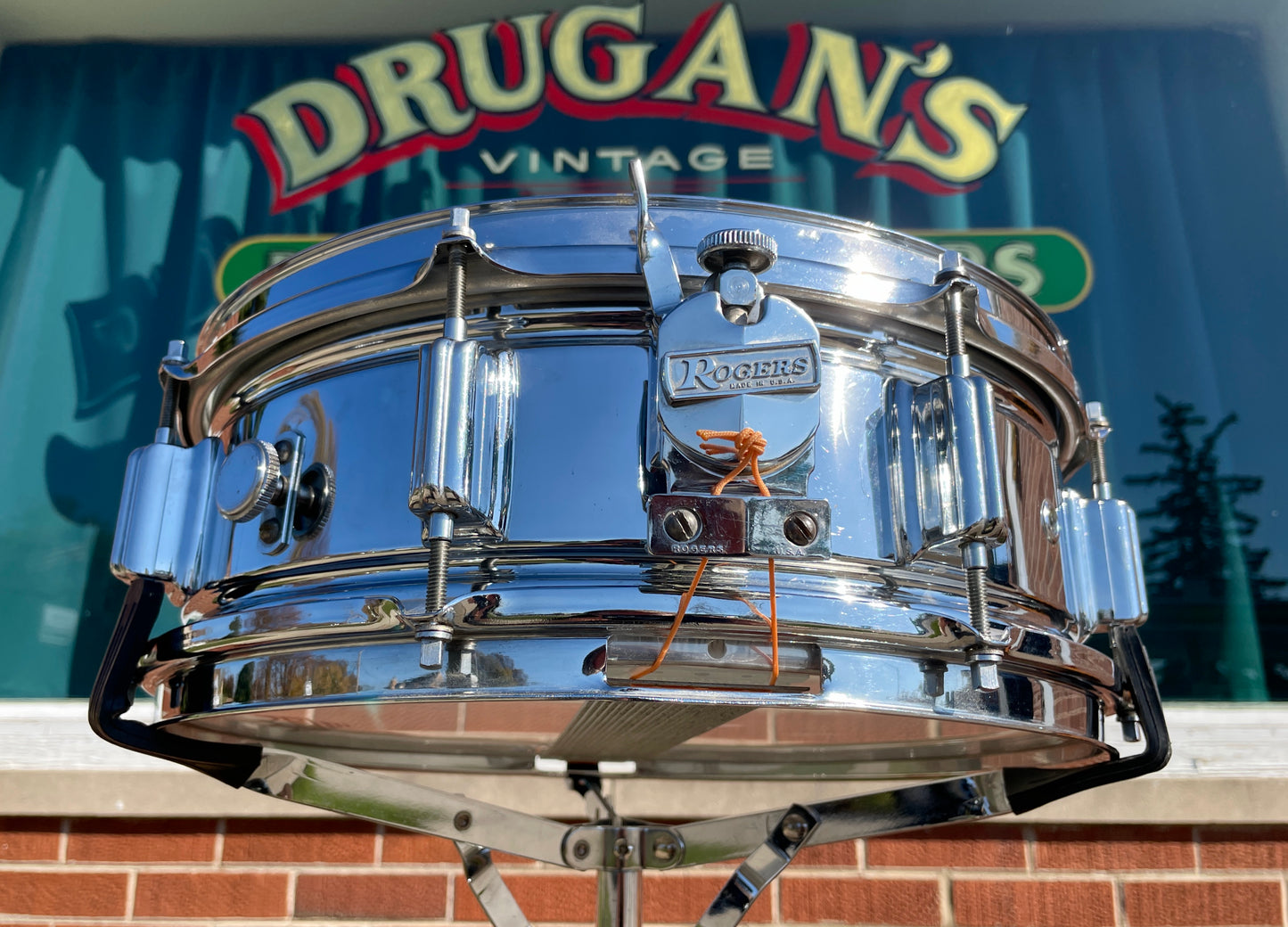 1960s Rogers 5x14 Powertone Snare Drum Cleveland Era COB