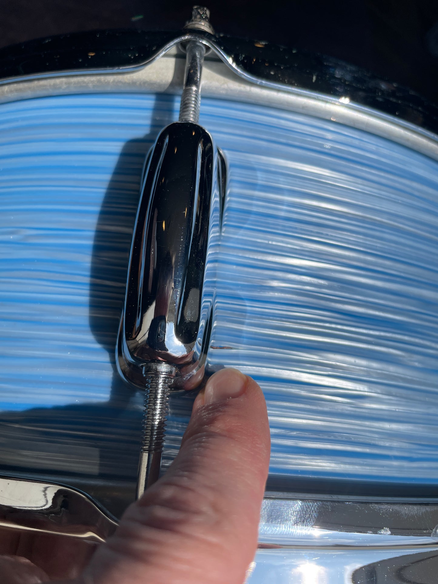 1960s Slingerland Gene Krupa De Luxe Outfit No. 1N Drum Set w/ Artist Snare Blue Ripple Pearl