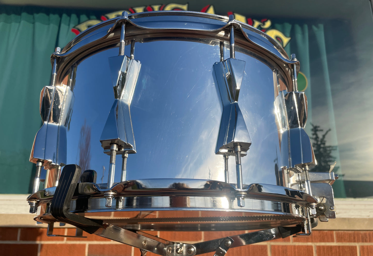Vintage Tama 8x14 Granstar Snare Drum Chrome Over Birch Wood MIJ