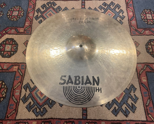18" Sabian HH 1980s Medium Thin Crash Cymbal 1540g