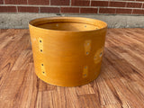 1970s Ludwig 8x12 Thermogloss Tom Drum Shell Natural
