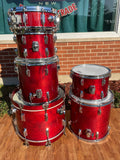 1983 Tama Superstar Drum Set Cherry Wine 14x20/8x12/9x13/14x14/16x16/5x14 Snare