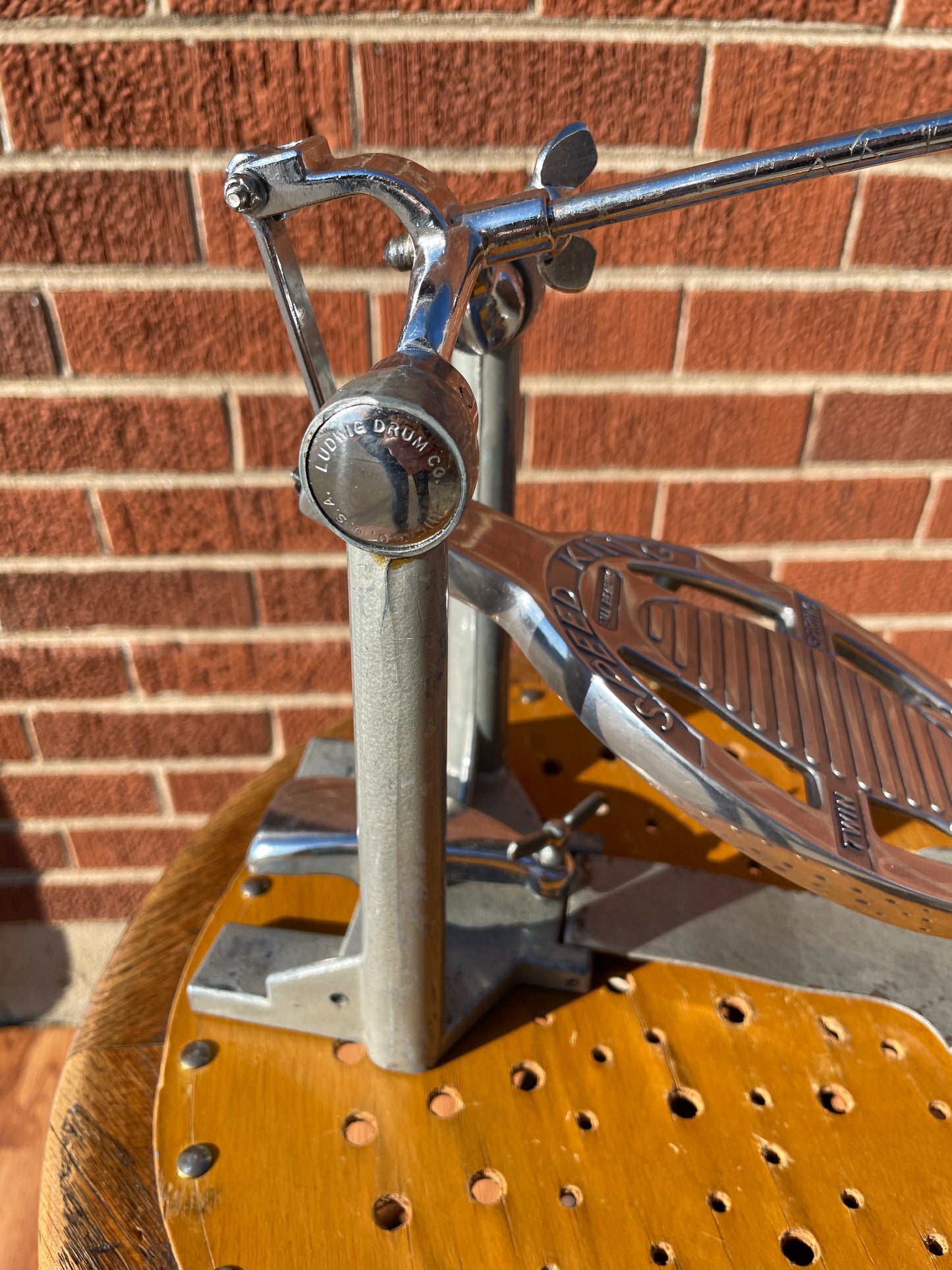 Vintage Ludwig Vitalizer Drums "Relic" Twin Spring Speed King Bass Drum Pedal