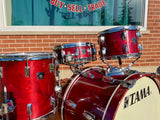 1983 Tama Superstar Drum Set Cherry Wine 14x20/8x12/9x13/14x14/16x16/5x14 Snare