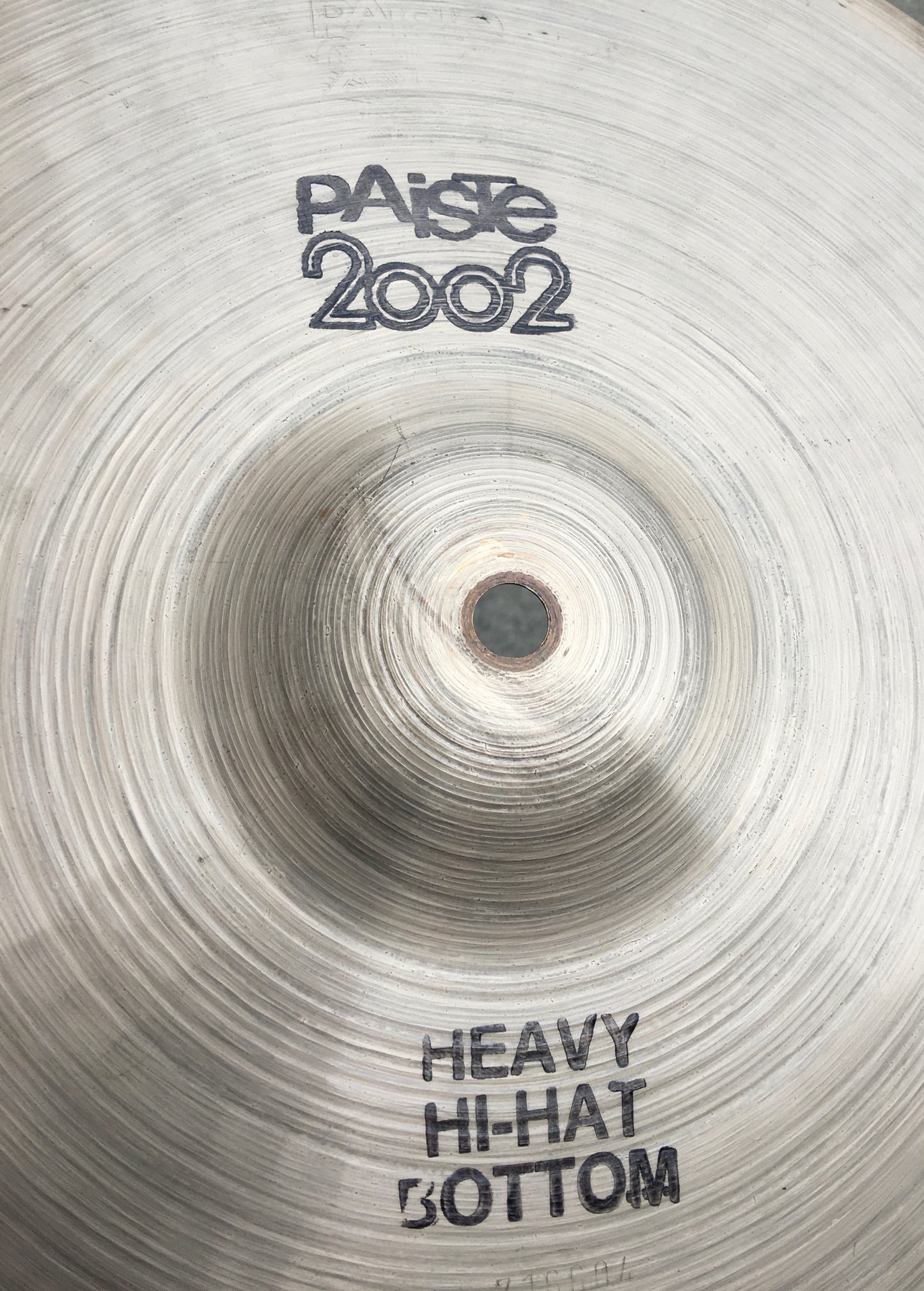 14" Paiste 1977 2002 Heavy Hi-Hat Cymbal Pair 988/1058g