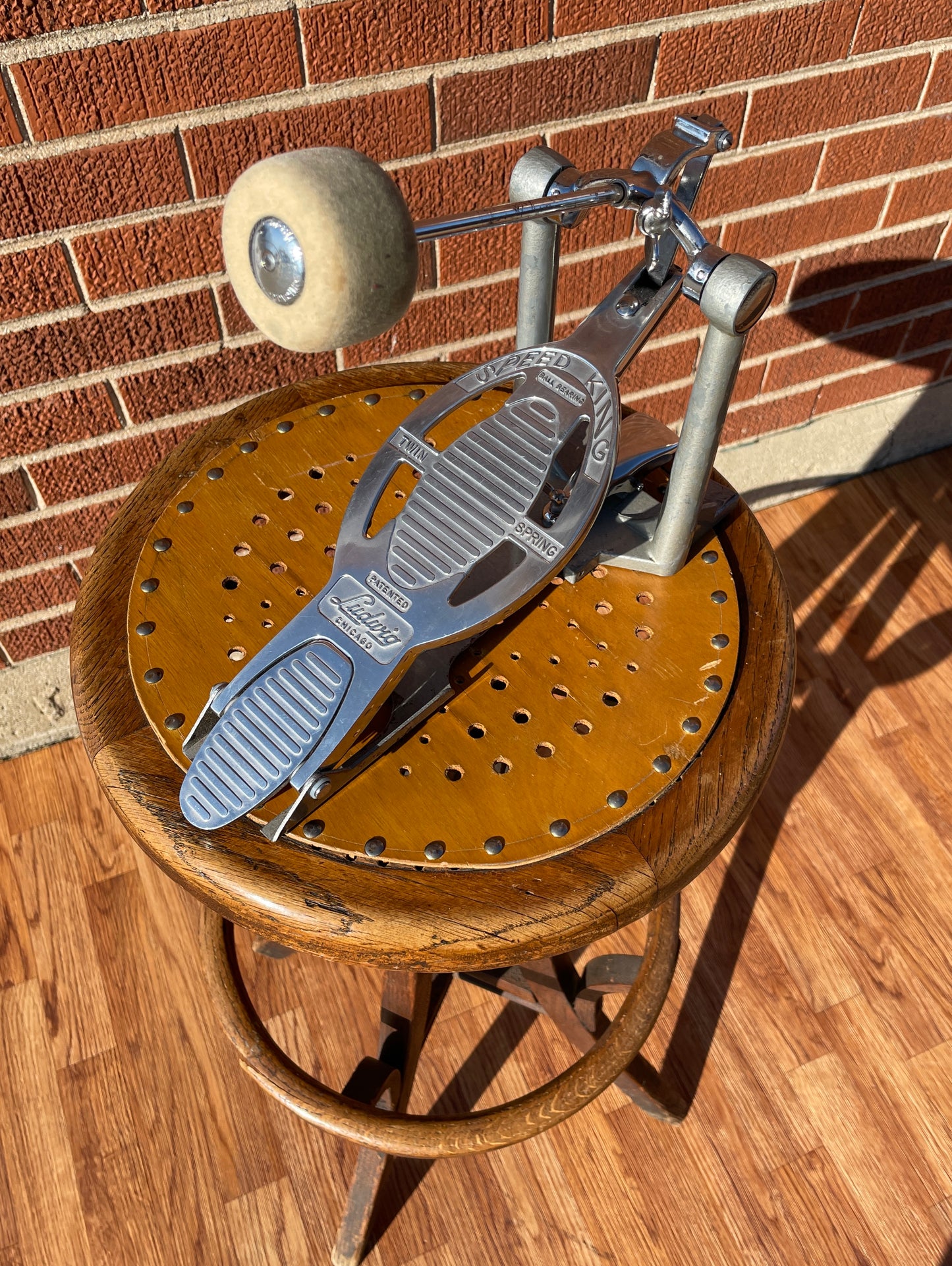 Vintage Ludwig Vitalizer Drums "Relic" Twin Spring Speed King Bass Drum Pedal