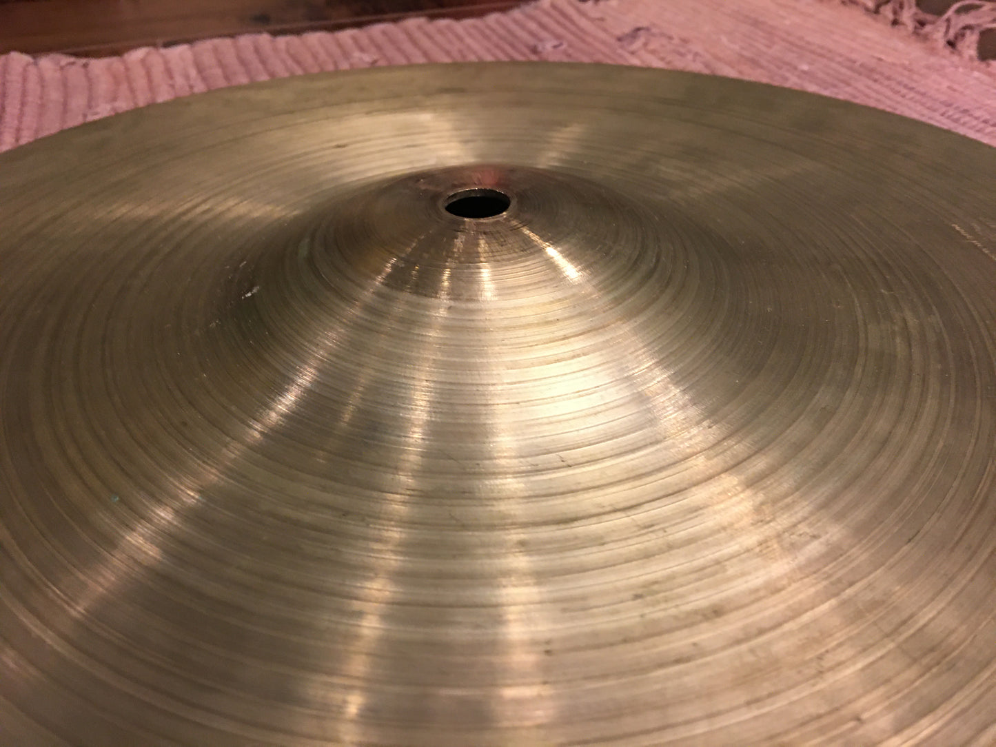 14" 1970s Zildjian A New Beat Hi Hat Cymbals 946/1392g #560