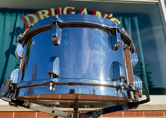 1930s Leedy 6.5x14 No. 501 Chrome Over Brass Broadway Parallel Snare Drum COB *Video Demo*