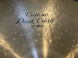 17" Zildjian K Custom Dark Crash Cymbal 1182g K0952