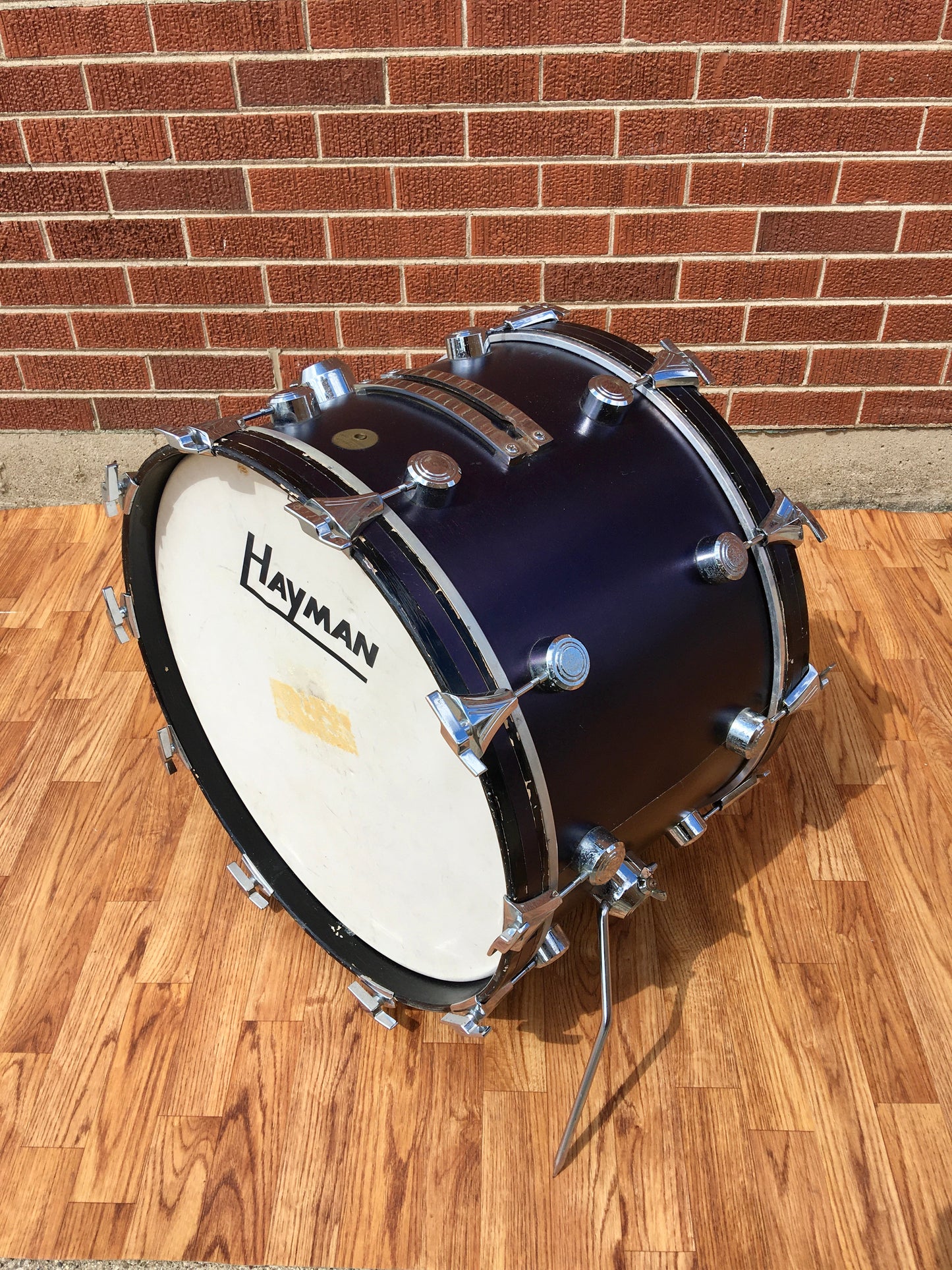 1969 Hayman 14x22 Bass Drum Midnight Blue