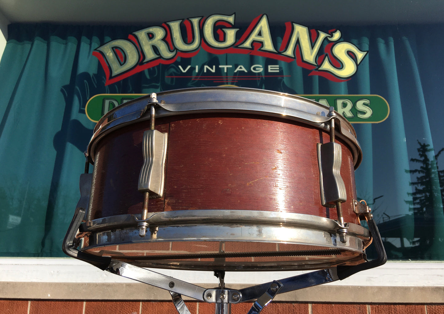 1957 WFL / Ludwig 5.5x14 Supreme Concert / Pioneer Snare Drum Mahogany