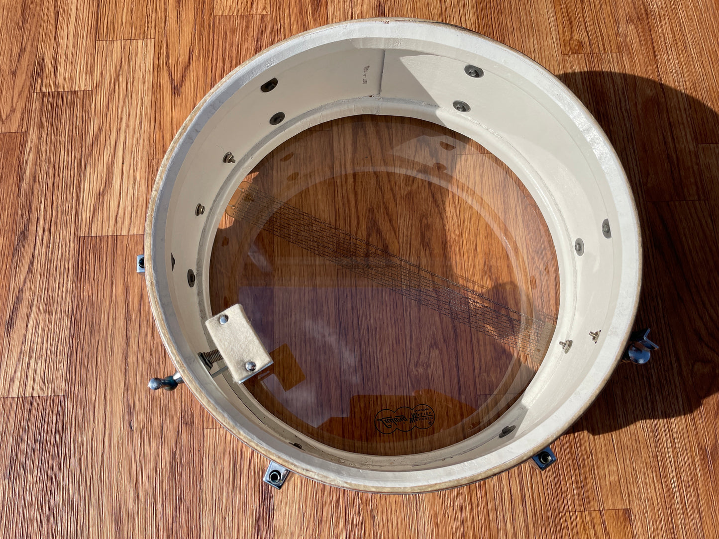 1966 Ludwig 5x14 Pioneer Snare Drum Blue Sparkle