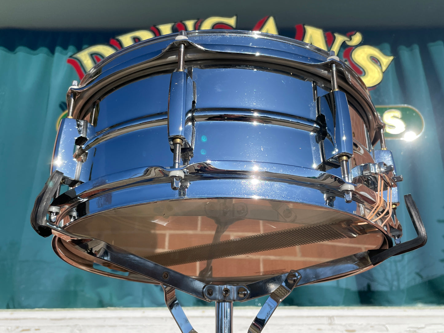 Pearl Sensitone 5.5x13 Snare Drum Chrome Over Steel