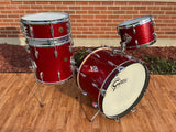 1960s Gretsch Progressive Jazz Drum Set Red Sparkle