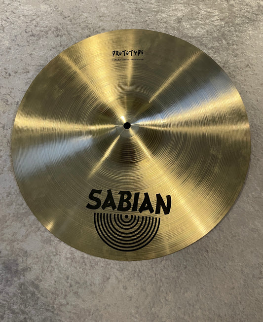 18" Sabian Prototype Crash Cymbal 1236g
