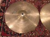 1960s Zildjian A New Beat Hi Hat Cymbals 872/1414g #592