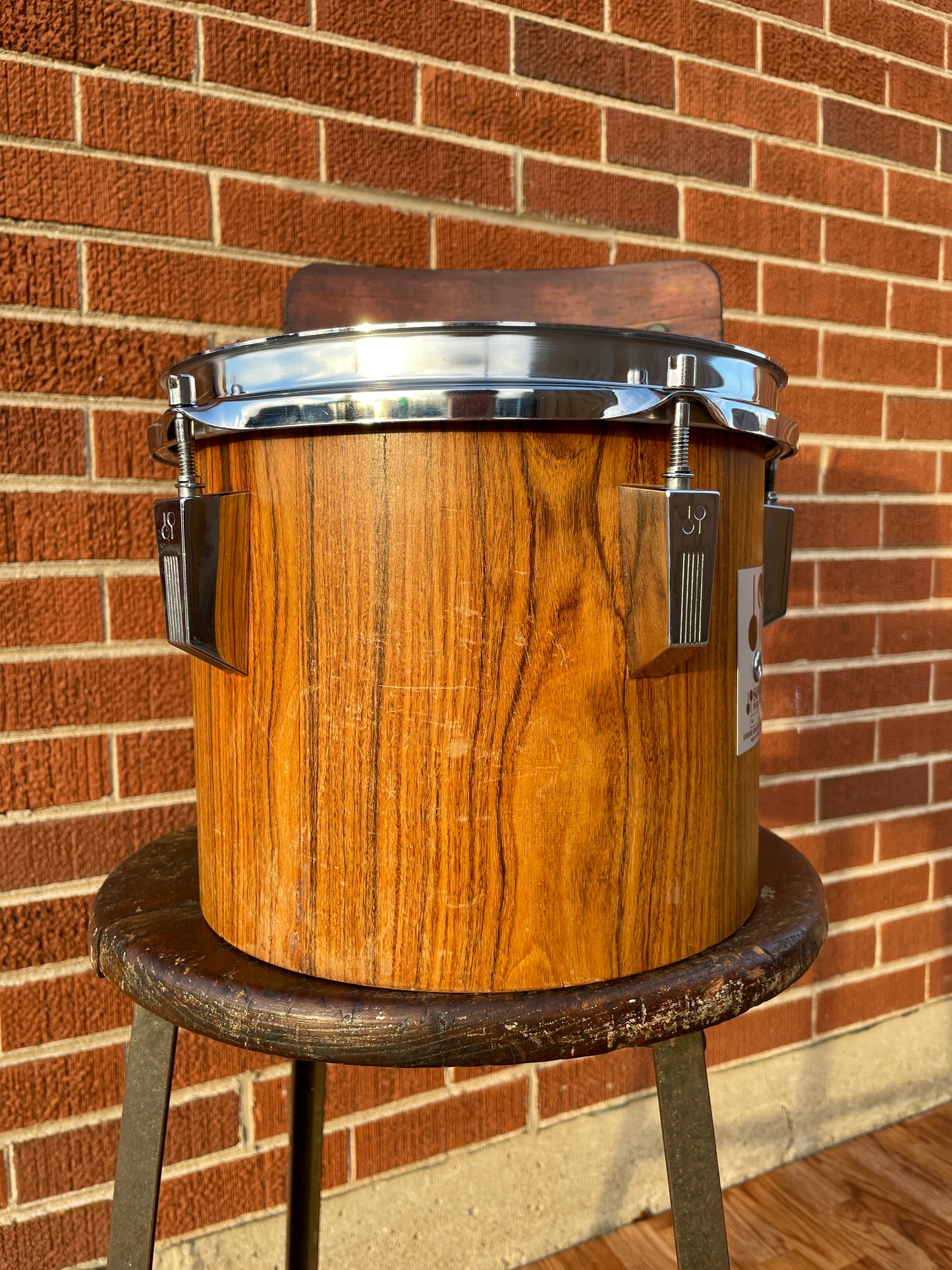 1980s Sonor Phonic 10x8 Concert Tom Drum Rosewood 8x10 T7010