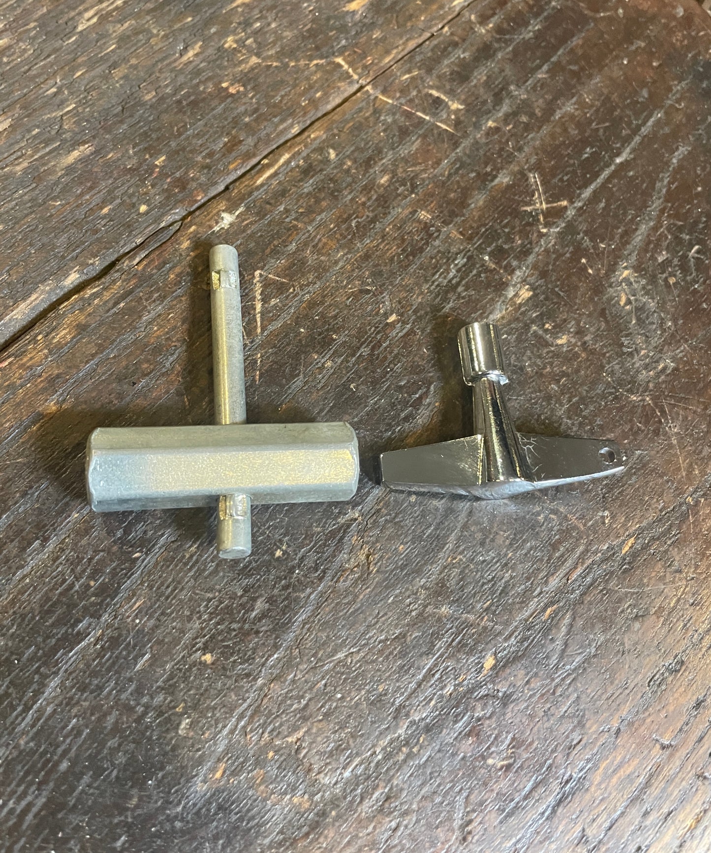 Vintage Ludwig Drum Tuning Key and Rail Consolette Hex Wrench Key