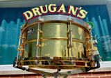 N.O.S. 2000 Ludwig 6.5x14 Limited Edition Brass Supraphonic Millennium Snare Drum #20 of 100