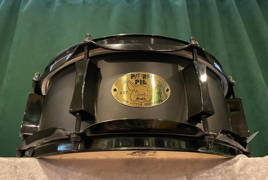 Pork Pie 5x12 Little Squealer Snare Drum Black / Black