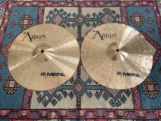 14" Meinl Amun Medium Sound Wave Hi-Hat Cymbal Pair 958g/1072g