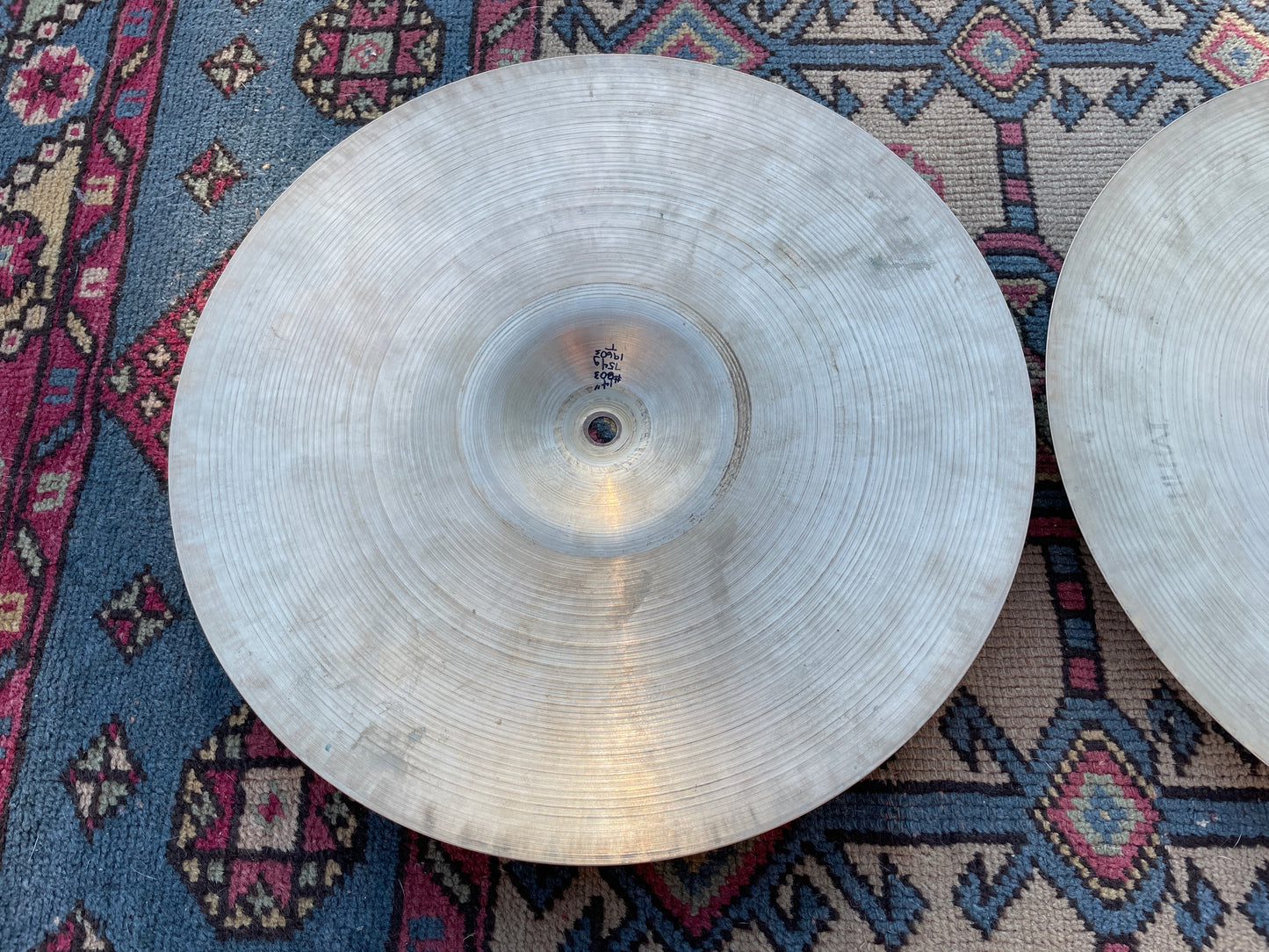 14" Zildjian A 1960s Hi-Hat Cymbal Pair 754g/792g #803 *Video Demo*